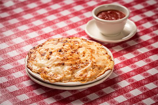 chicken parm plated