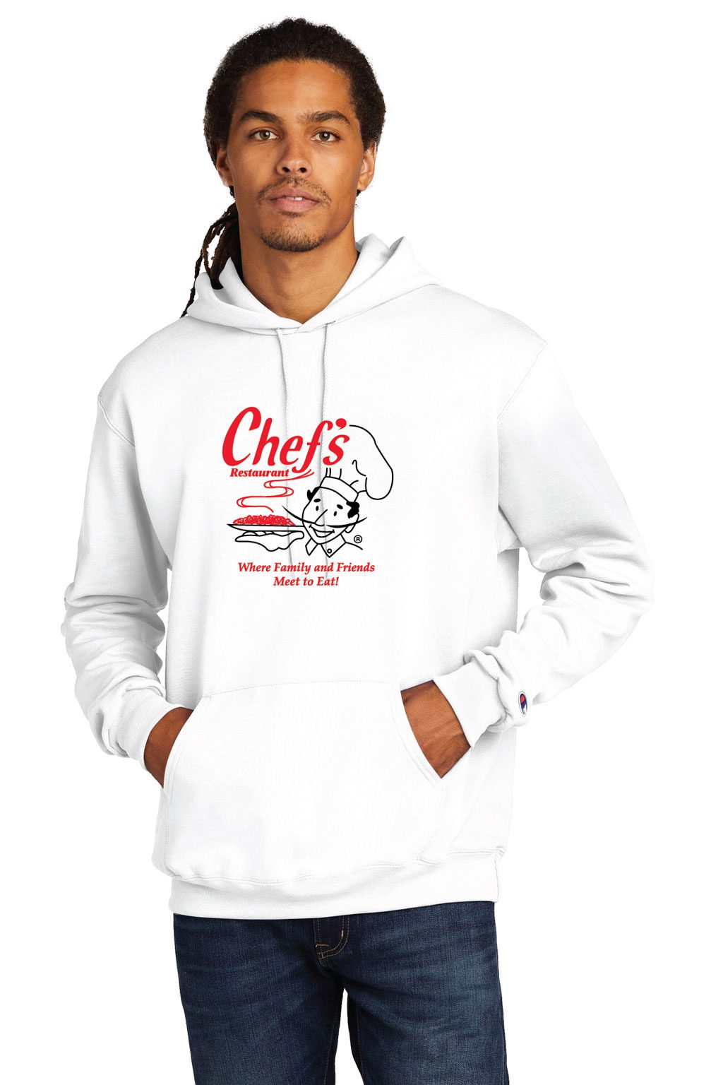 chefs white hoodie